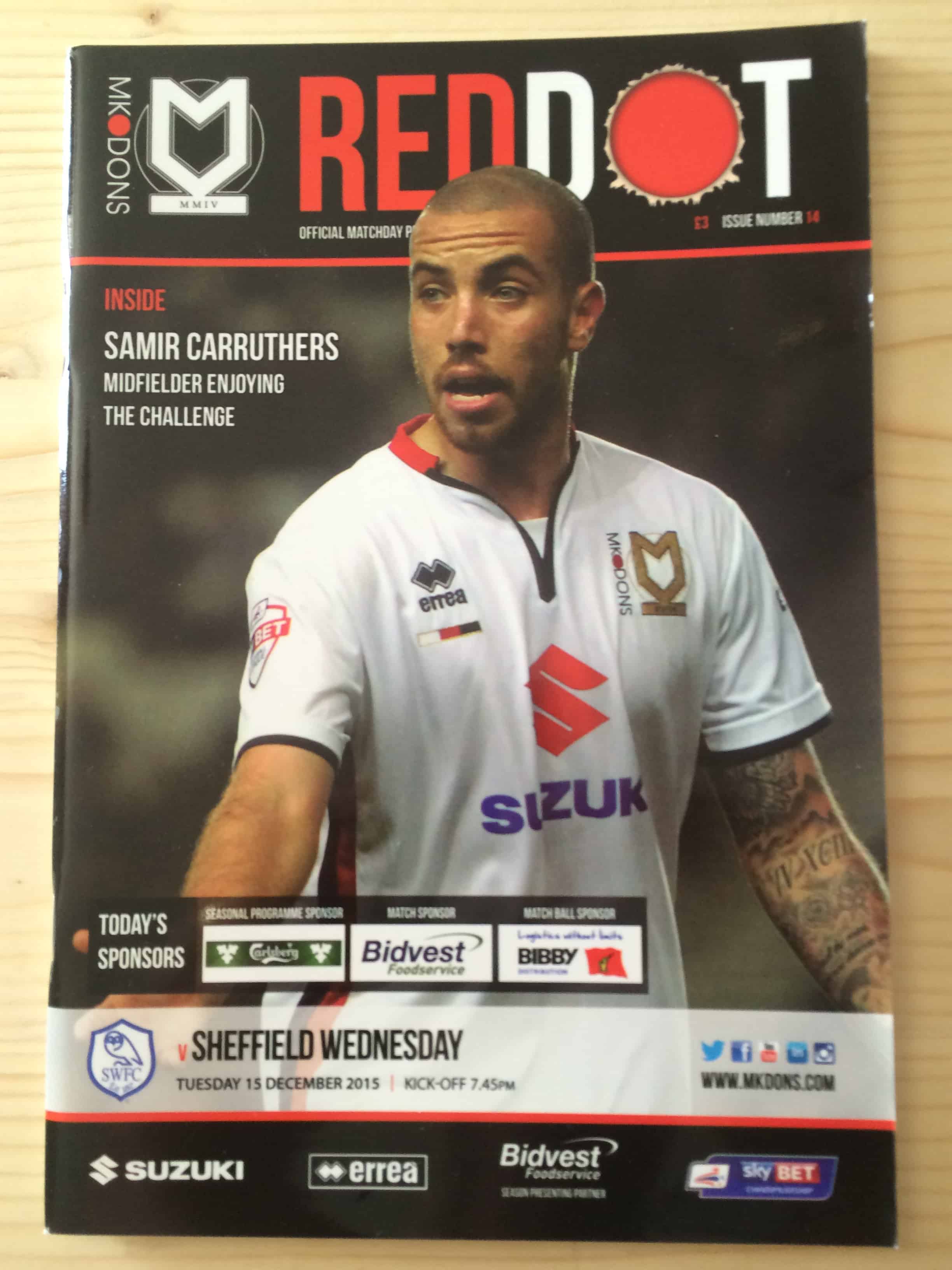 MK Dons (Milton Keynes Dons) v Sheffield Wednesday FC 